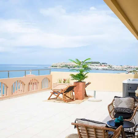 Thea - Rooftop Seaview Jacuzzi * Rethymno (Crete)